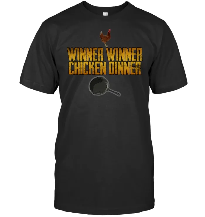 Winner Winner Chicken Dinner t shirt, gamer, gaming, pc