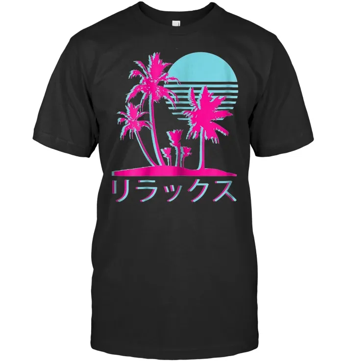 Aesthetic Vaporwave T Shirt Retro 1980s 1990s Otaku Tee