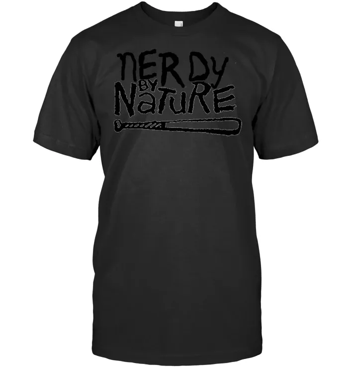 Nerdy By Nature Funny Throwback HipHop T Shirt