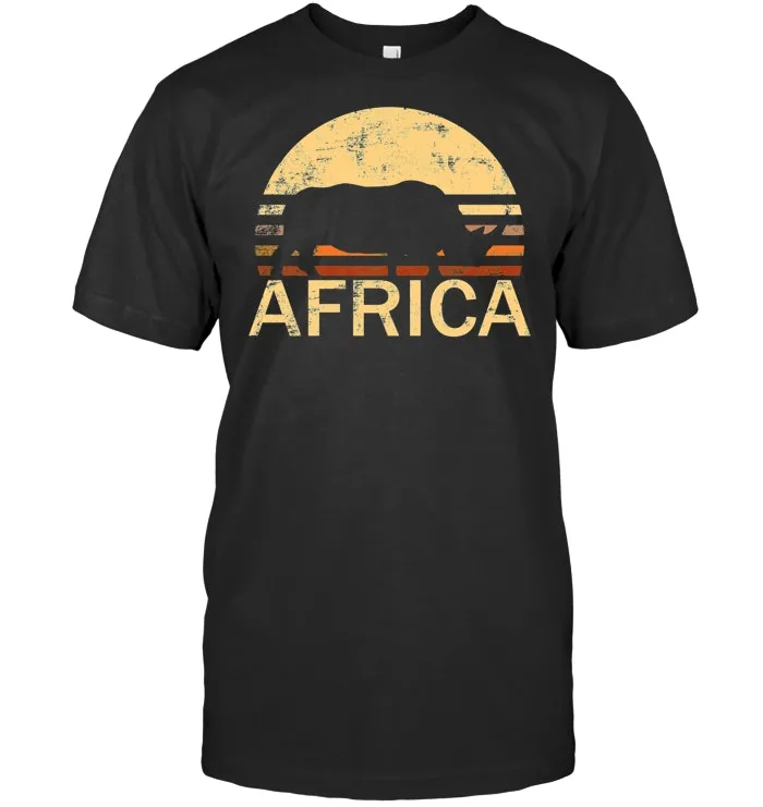 Africa T Shirt for the African, Rhino, and Nature Lover