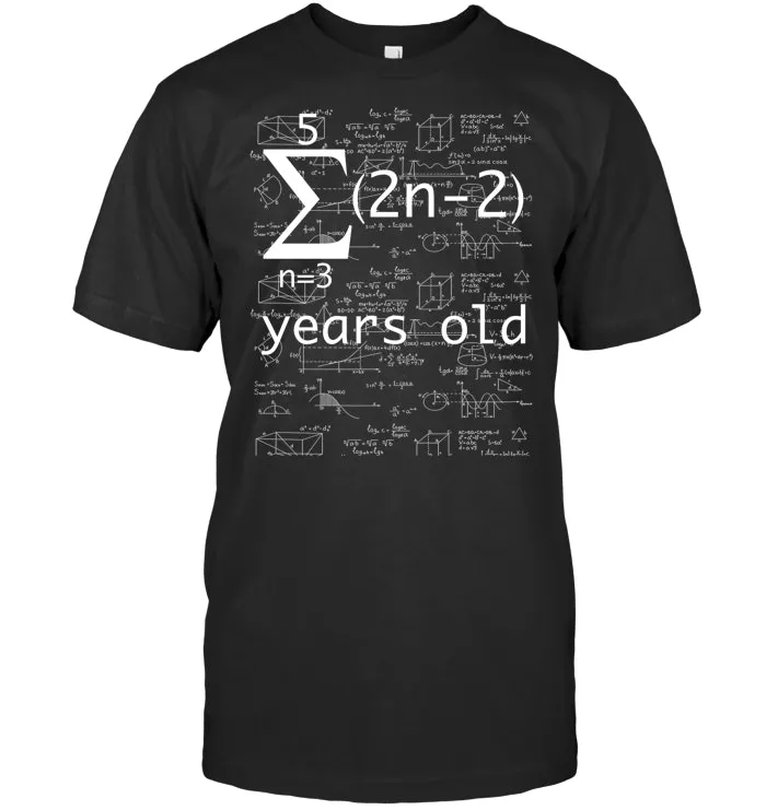 Funny Math Geek 18th Birthday, 18 Years Old Shirt Boy, Girl