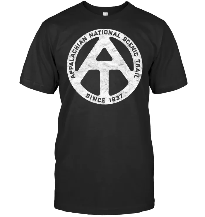 Retro Appalachian Trail Marker Shirt   National Scenic Trail