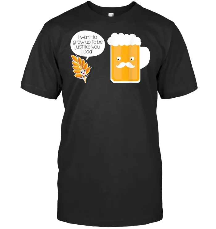 From Wheat to Beer Funny Father's Day Novelty T Shirt