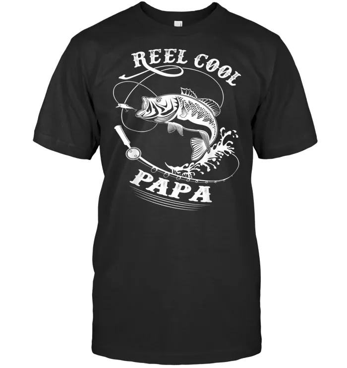 Reel Cool Papa T Shirt for Fishing Nature Lovers