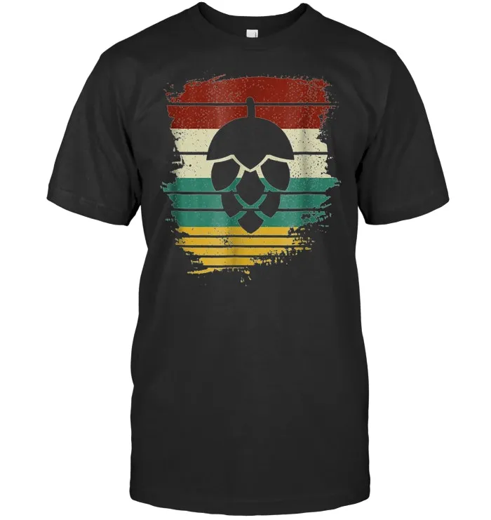 Mens Craft Beer Shirt Hop Blossom Vintage IPA Ale Brewer Gift