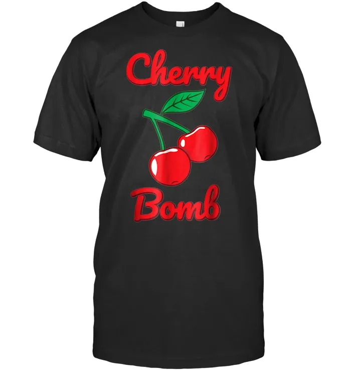 Cherry Bomb Retro Vintage Old Style T Shirt
