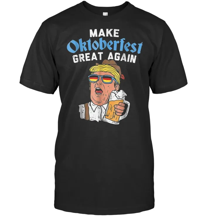 Make Oktoberfest Great Again Shirt Funny Trump Beer Mug Gift