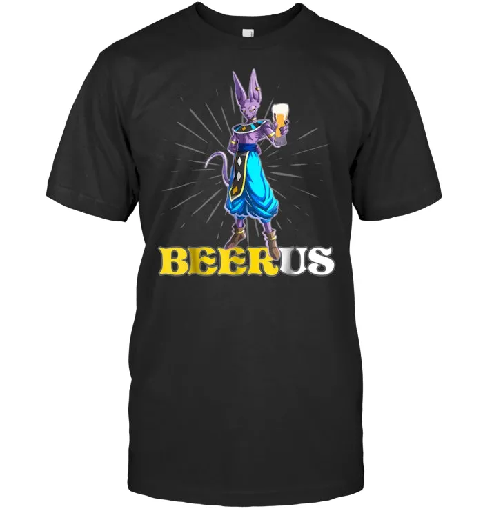 Beerus Beer T Shirt   Funny Beer Dragon Shirt