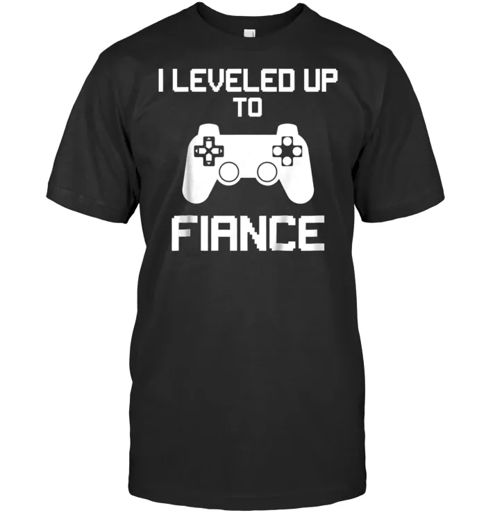 Fiance I leveled up to Funny Matching gaming gamer t shirt