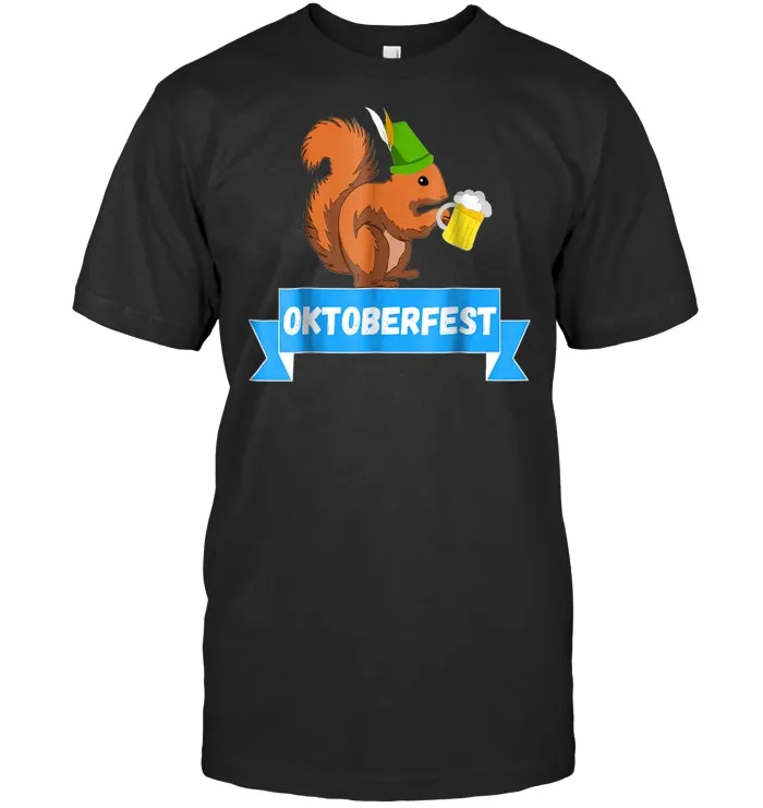 Oktoberfest Squirrels German Beer Munich Wiesn Gifts T Shirt