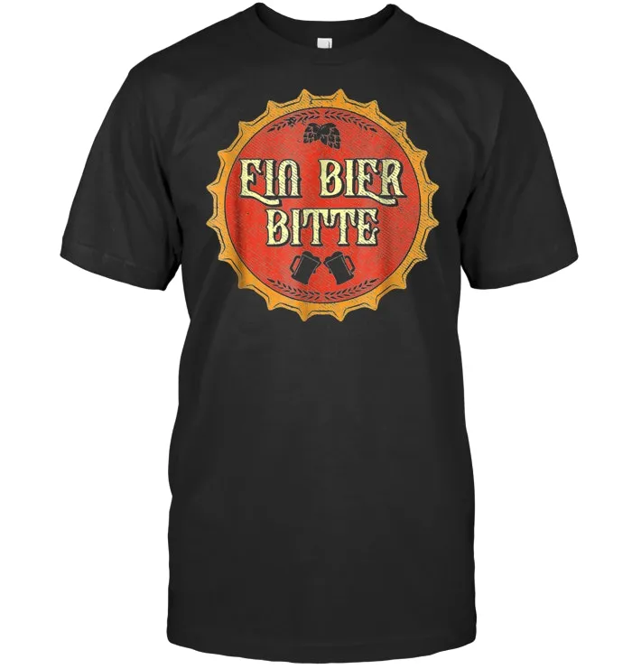 Best Oktoberfest Shirt   Ein Bier Bitte German Beer Gift Tee