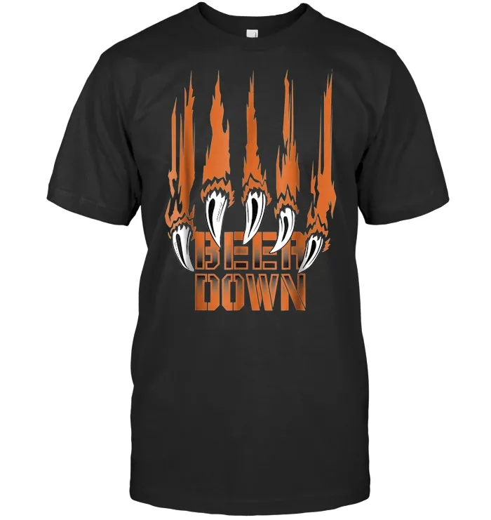 Beer Down   Chicago Down Football T Shirt