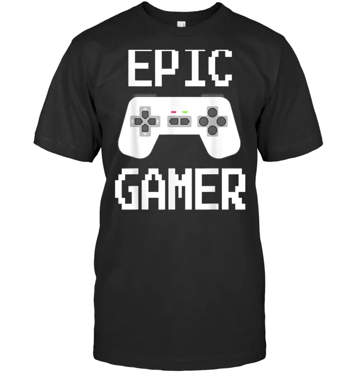 EPIC GAMER VIDEO GAME T SHIRT FOR BOYS AND MEN BIRTHDAY