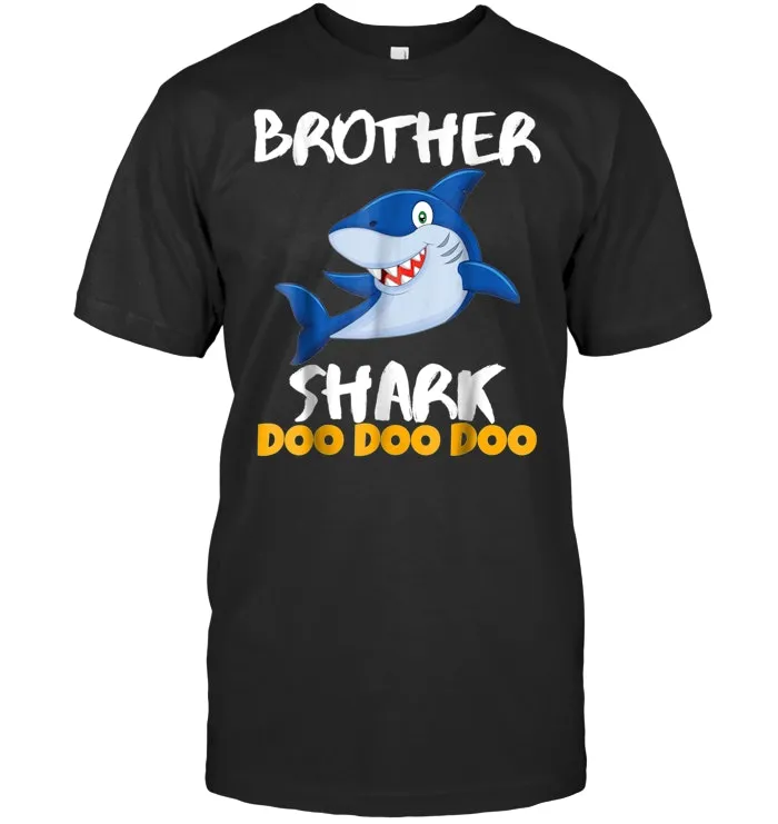 Brother Shark Doo Doo Shirt Bro Christmas Gift Exchange Idea