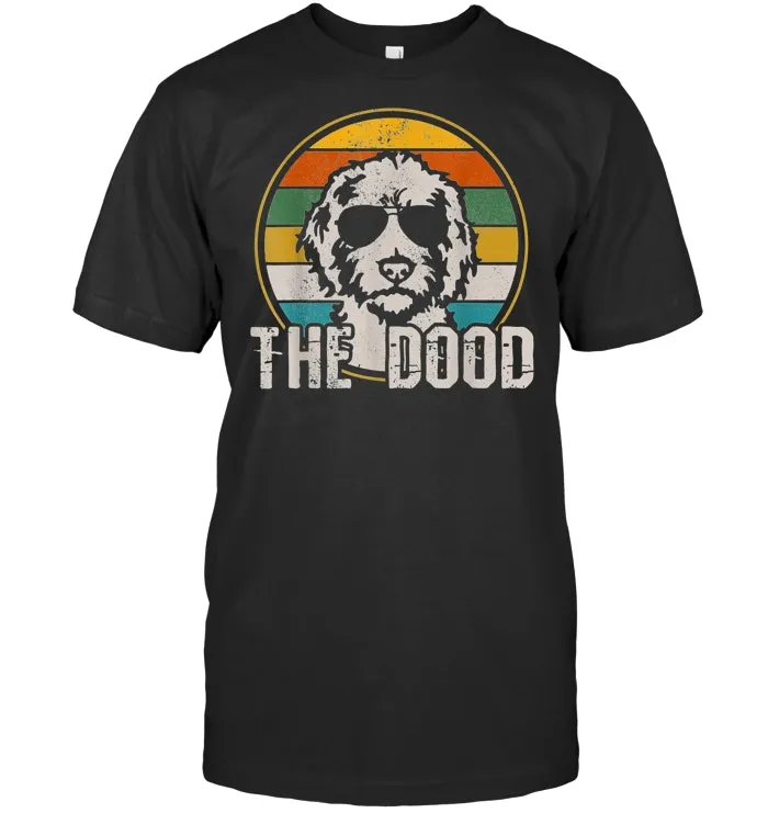Goldendoodle T Shirt   The Dood Vintage Retro Dog Shirt