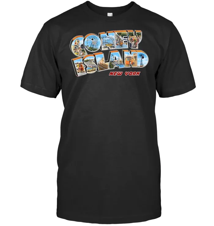 Coney Island New York City NY Retro Vintage Souvenir T Shirt