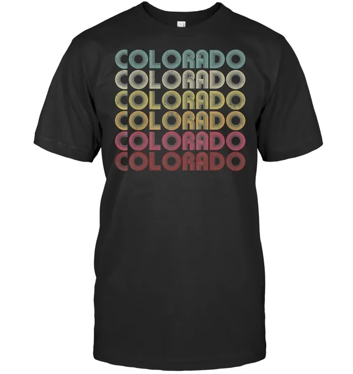 COLORADO Vintage Retro 60's 70's Tee Shirt Men Women Kids