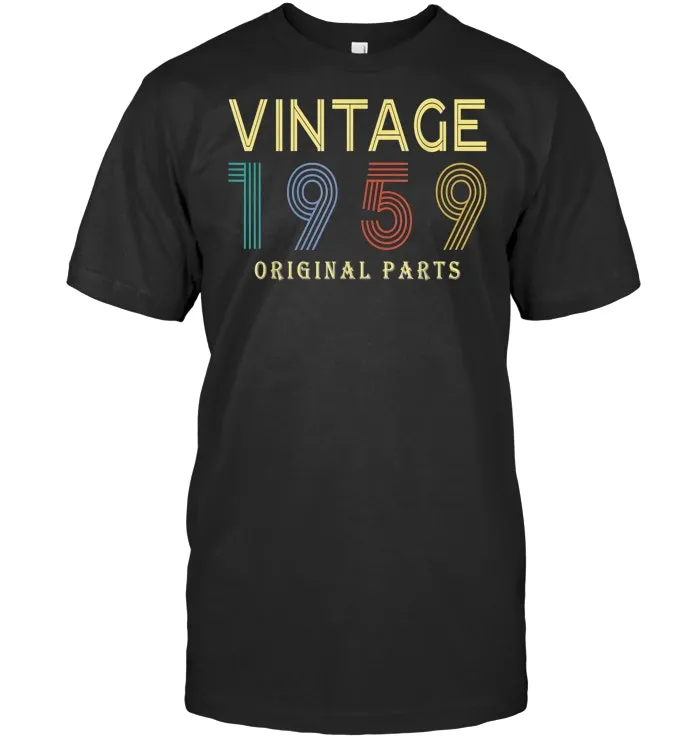 60 th Birthday Gift Retro Classic 1959 Years Old Tee Shirt