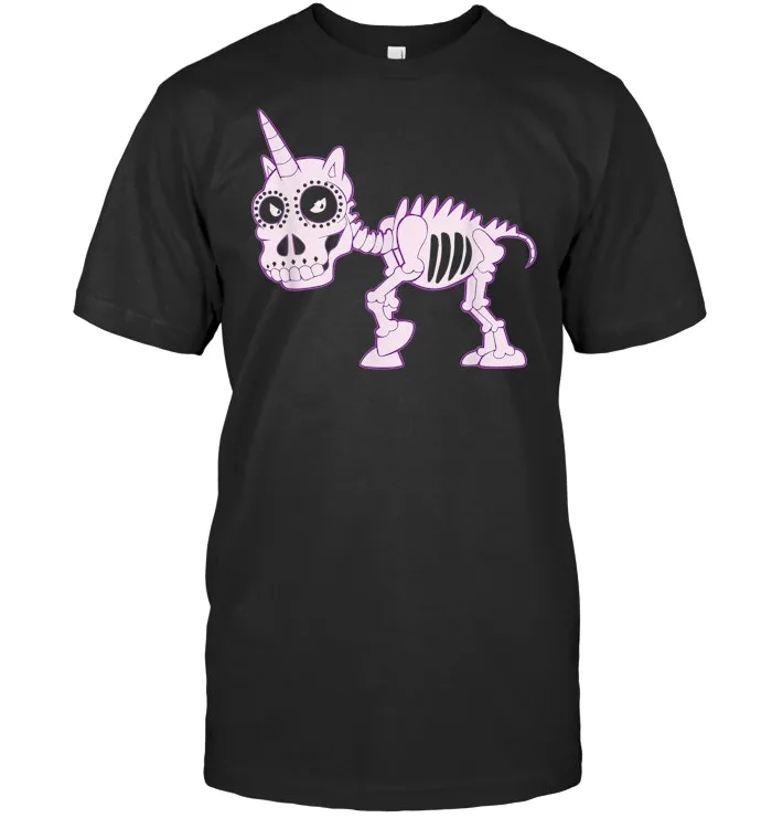 Sugar Skull Unicorn Skeleton Calavera Mexico Holiday T Shirt