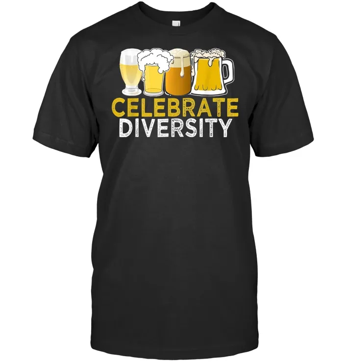 Celebrate Diversity Craft Beer Fan T Shirt