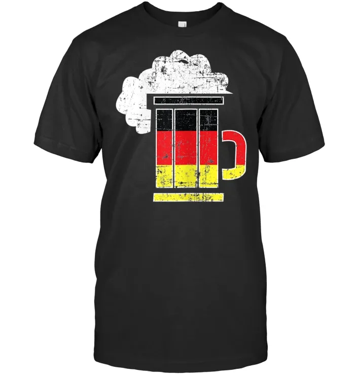 Germany Flag German Beer Oktoberfest Drinking T shirt