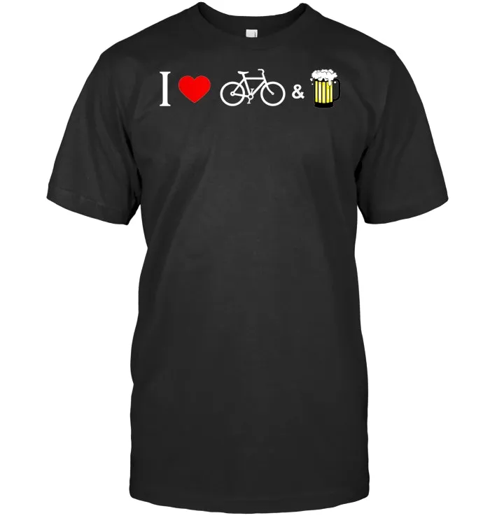 I Love Bikes and Beer Shirt   Bicycle, Cycling T Shirt
