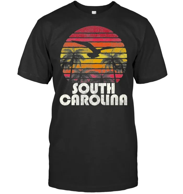 Vintage Retro South Carolina 60's 70's 80's Style Tee Shirt