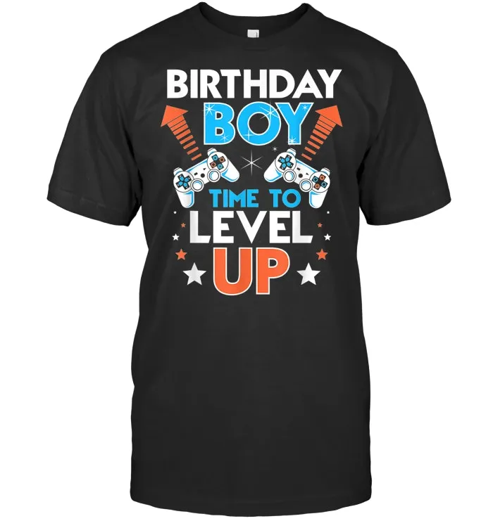 birthday boy time to level up video gamers birthday gift