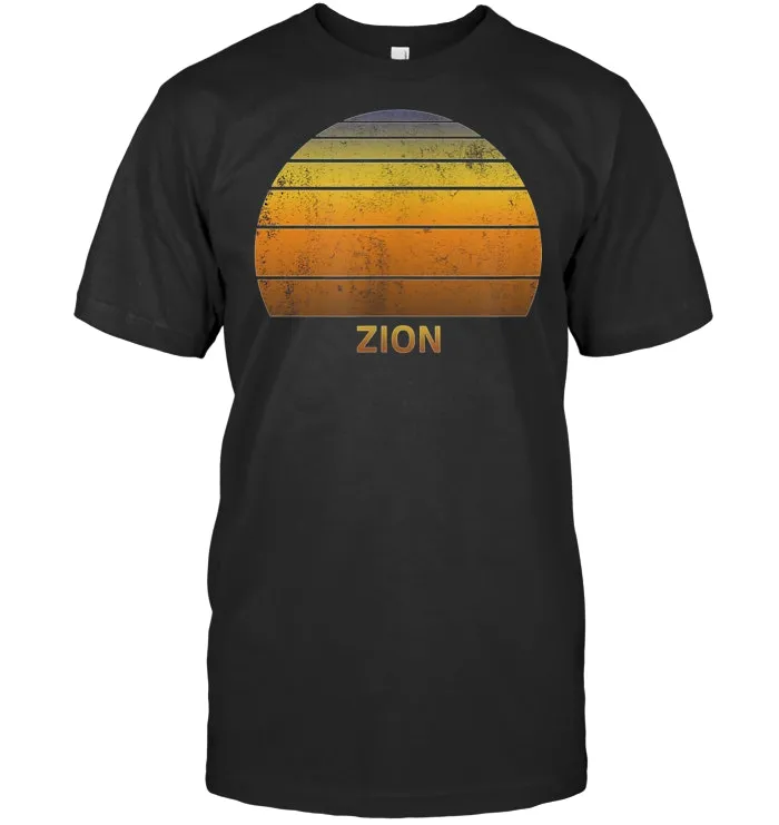Retro Zion National Park T Shirt