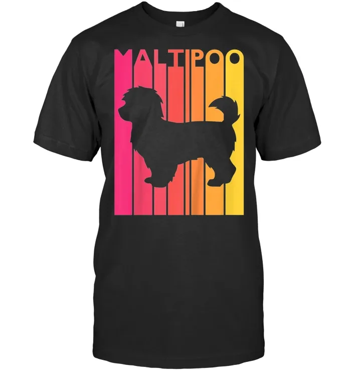 Maltipoo Shirt Vintage Dog Tee Maltipoo Gift for Dog Lover