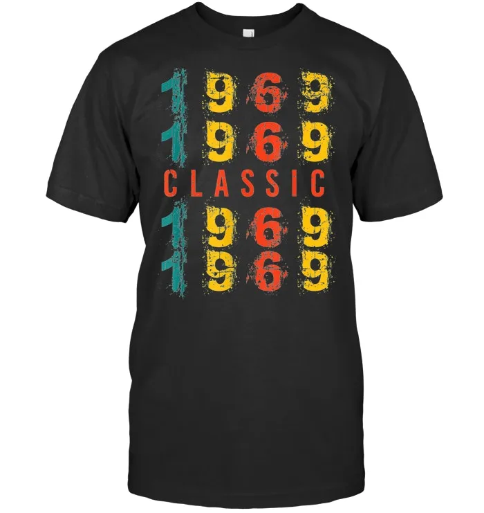 Vintage 1969 50th Birthday 1960's Retro Gift T Shirts