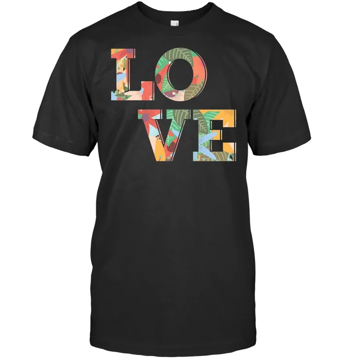 Love Flowers Retro Boho Hippy Premium T Shirt