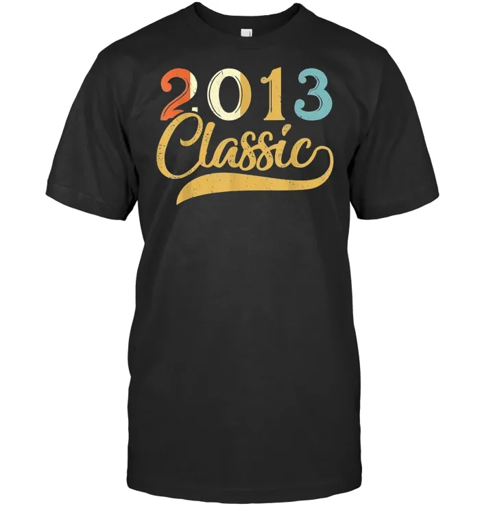 Classic Retro 2013 6th yrs old Classic Birthday T Shirt