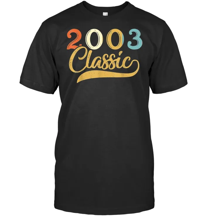 Classic Retro 2003 16th yrs old Classic Birthday T Shirt