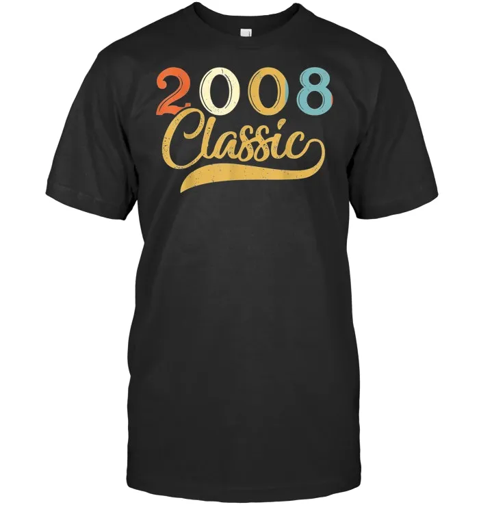 Classic Retro 2008 11st yrs old Classic Birthday T Shirt