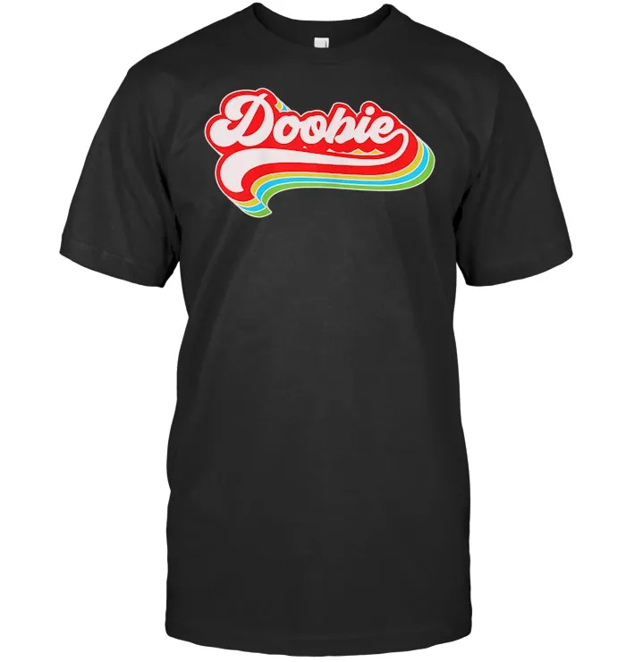 Doobie Retro Hipster Design for Cool People T Shirt