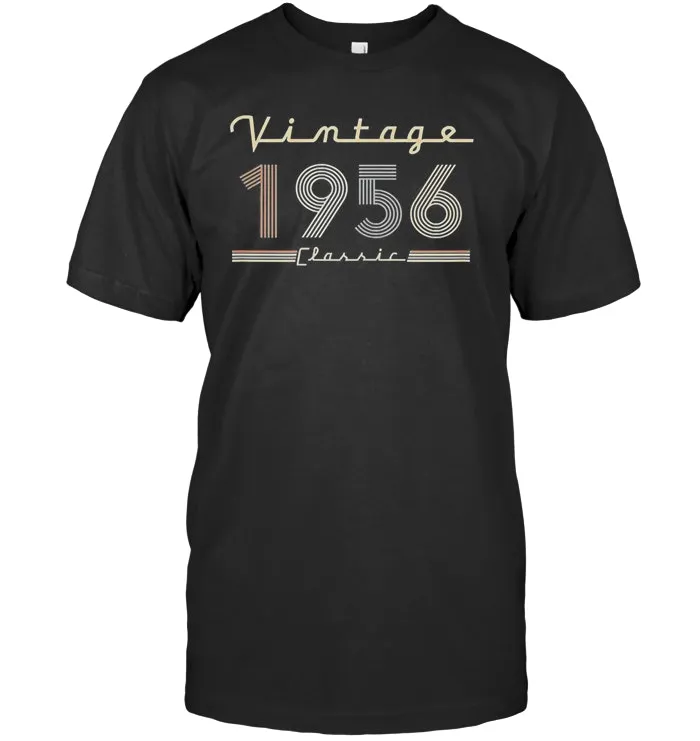 63 Birthday Gift Retro Classic Vintage 1956 tshirt men women T Shirt