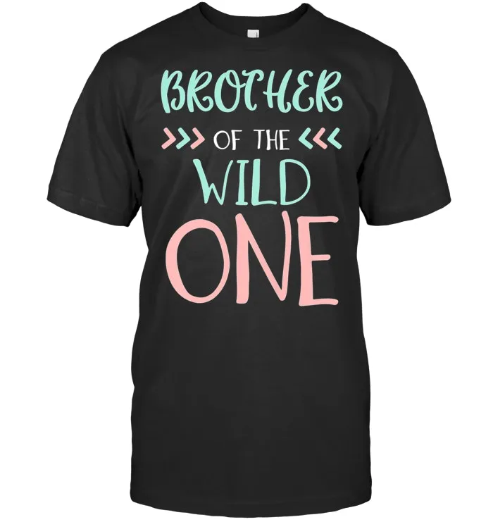 Kids 1st Birthday Brother of the Wild One Gift For Brother Shirt
