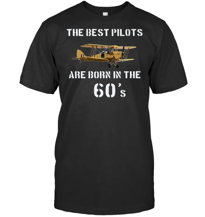 Birthday 1960s Pilots Veteran T Shirt Pilot Gift  Premium T Shirt