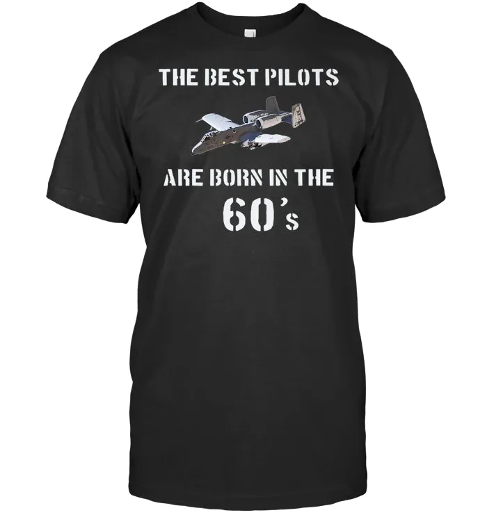 Birthday 1960s Pilots Veteran T Shirt Pilot Gift Premium T Shirt
