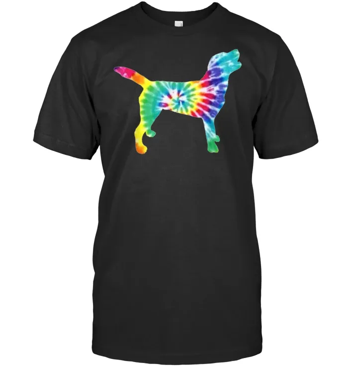 Labrador Tie Dye Dog Puppy Retro T Shirts Men Women Gift T Shirt