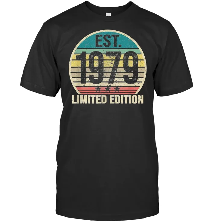 Est 1979   40 Years Old   40th Birthday Gift Vintage Retro T Shirt