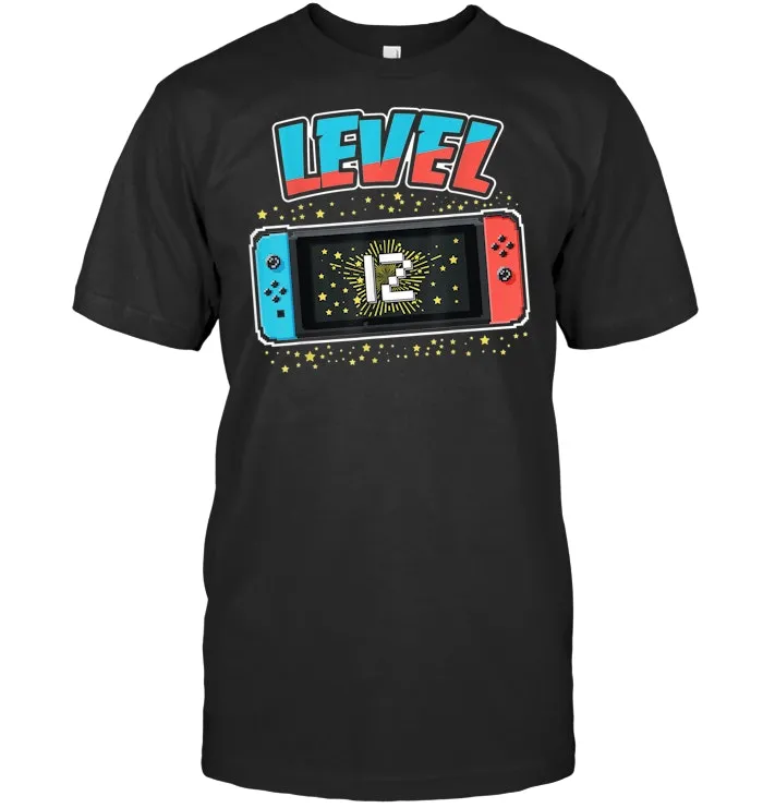 Level 12 Birthday Shirt Boy 12 Years Old Video Games Gift T Shirt