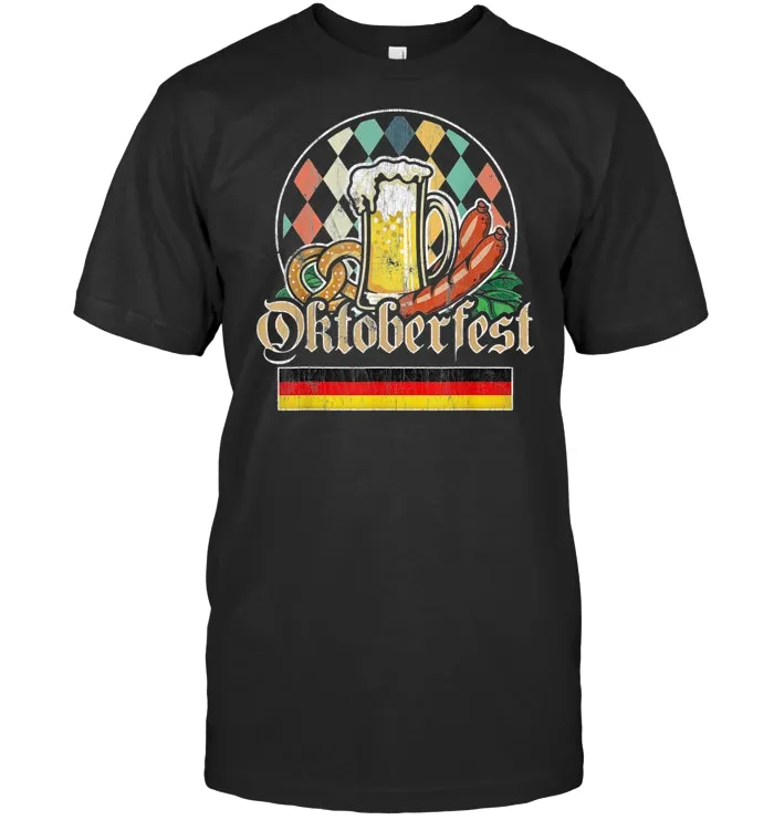 Vintage Oktoberfest Shirt Drinking Germany Beer Oktoberfest T Shirt