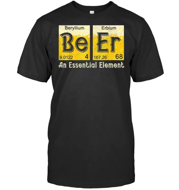 Beer Periodic Table Elements Spelling Shirt Drinking Beer T Shirt