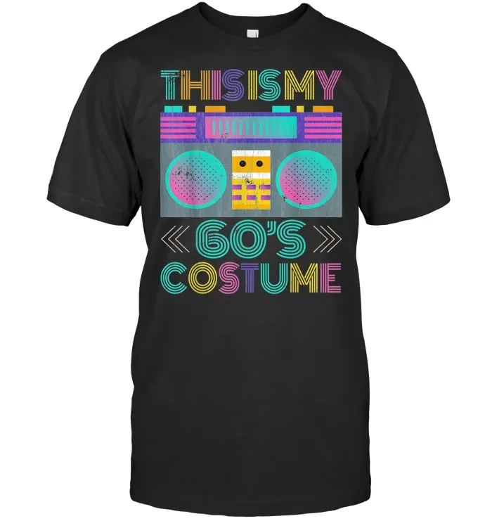 This Is My 60s Costume T shirt Retro 60s Party Wear Outfit