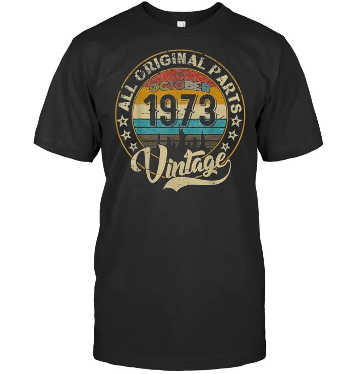 Classic 46th birthday gift Vintage retro 90's August 1973 T Shirt