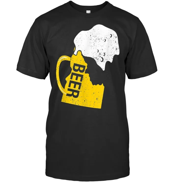 Funny Idaho Beer Mug T Shirt Beer Lover Gifts Dad