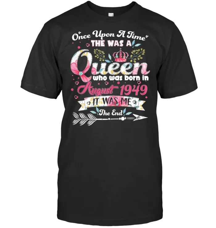 Classic 70th birthday gift for Men women Vintage August 1949 T Shirt