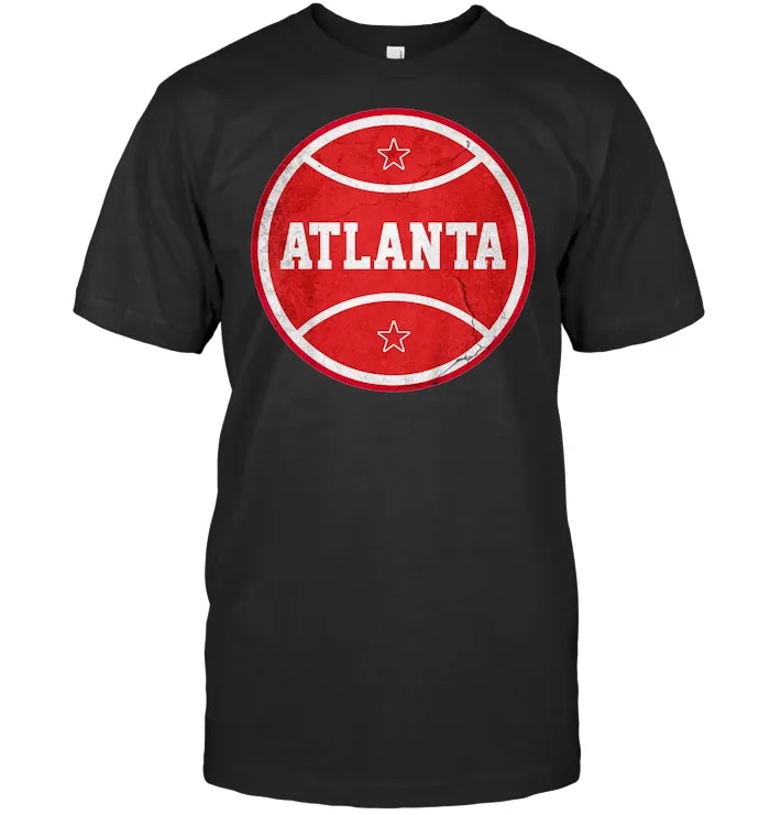 Retro Atlanta Georgia Basketball T Shirt